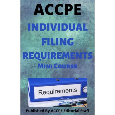 Individual Filing Requirements 2022 Mini Course